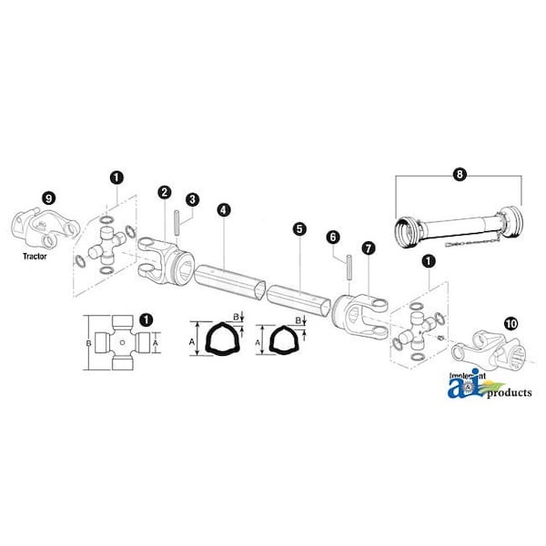 Shield & Bearing Kit; CS1-CS4 46 X6 X6